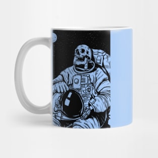 halloween skeleton astronaut creepy skull Mug